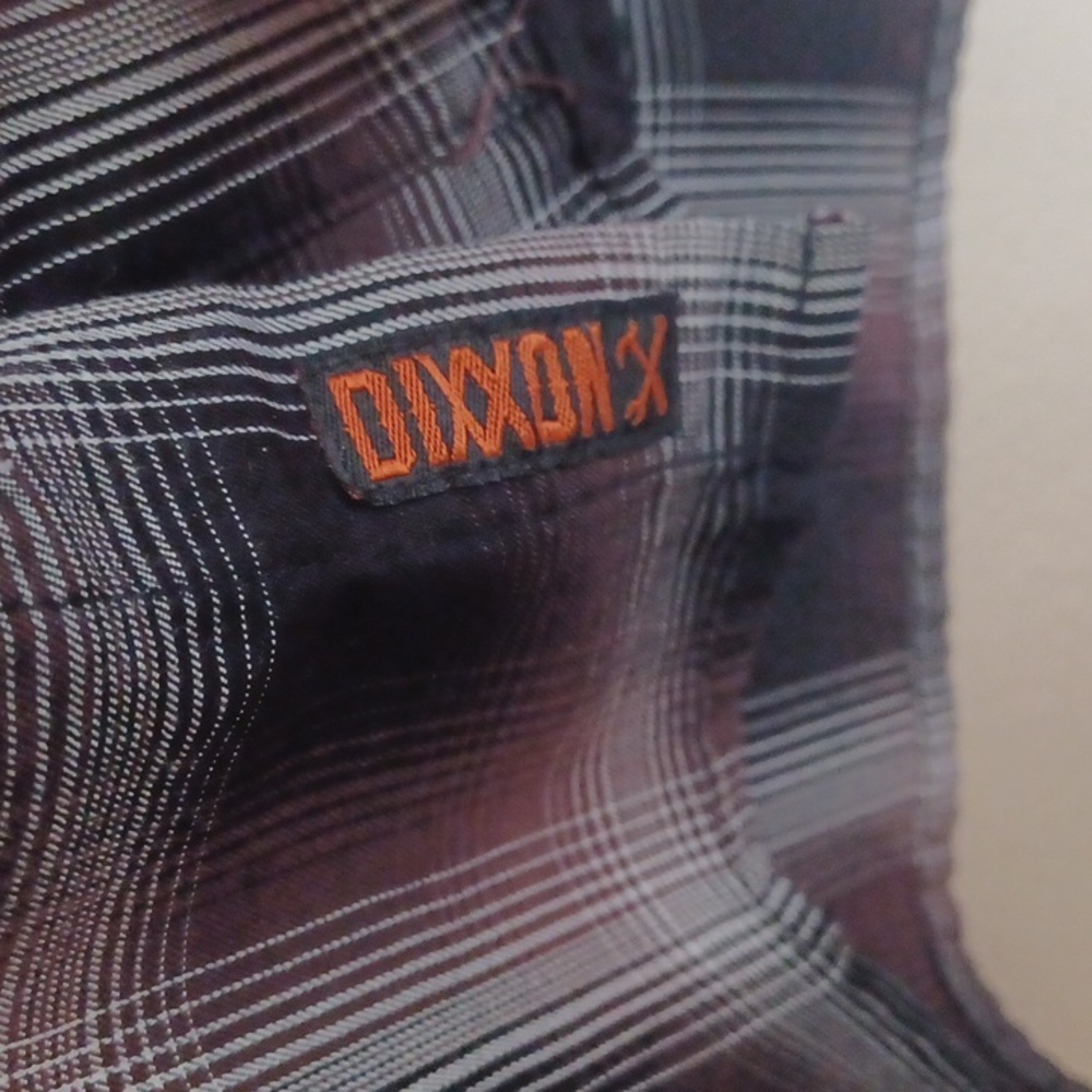 DIXXON Flannel Co Guerrero Plaid Button Up Shirt SZ M Brown Bamboo - Picture 10 of 16